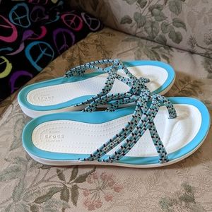Crocs Swiftwater Braided Web Flip Flops